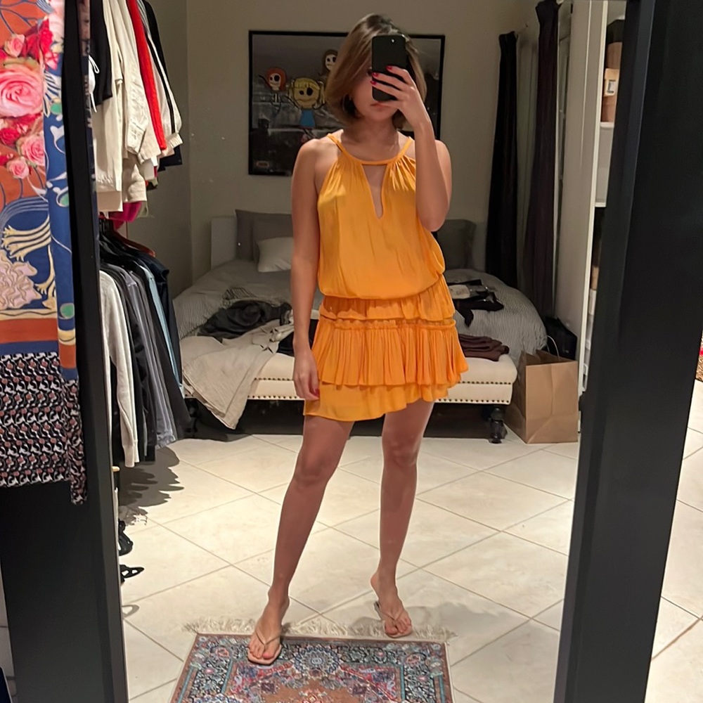 Ramy Brook Vibrant Orange Dress